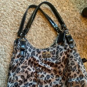 USED Coach LEOPARD bag